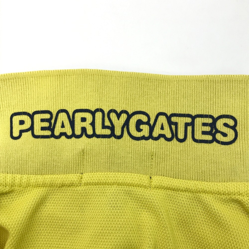 【1円】PEARLY GATES パーリーゲイツ 半袖ポロシャツ イエロー系 1 [240101124662] レディース_画像3