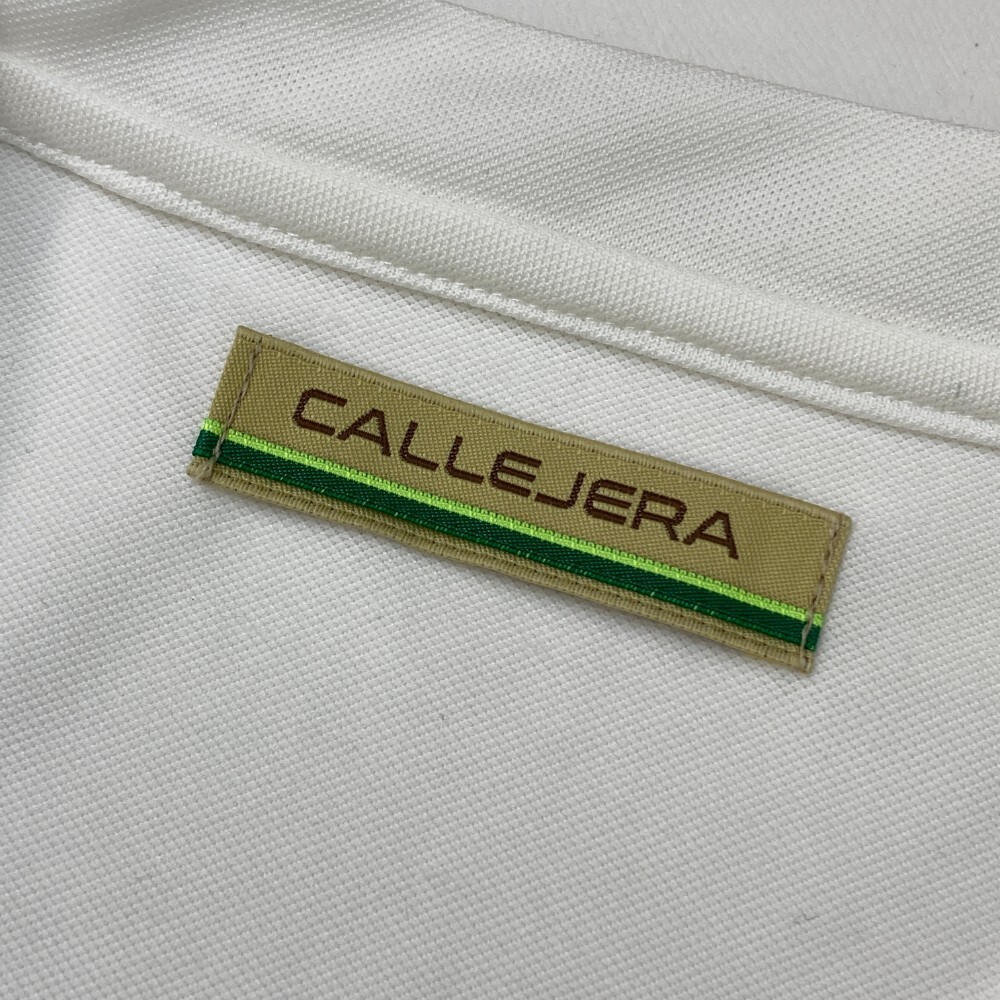 【1円】CALLEJERA カジェヘラ ハーフジップ半袖Tシャツ ホワイト系 6 [240101133289] メンズの画像4