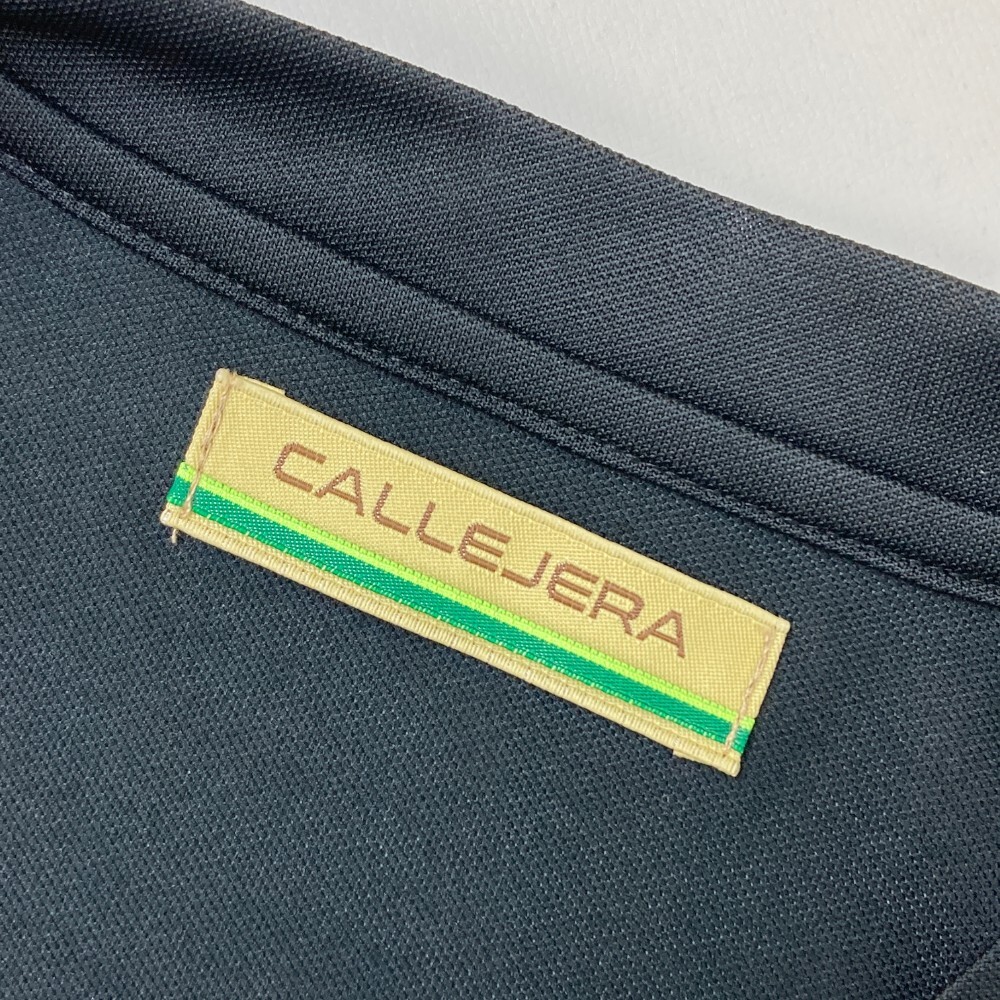 【1円】CALLEJERA カジェヘラ ハーフジップ半袖Tシャツ ブラック系 6 [240101133293] メンズの画像4