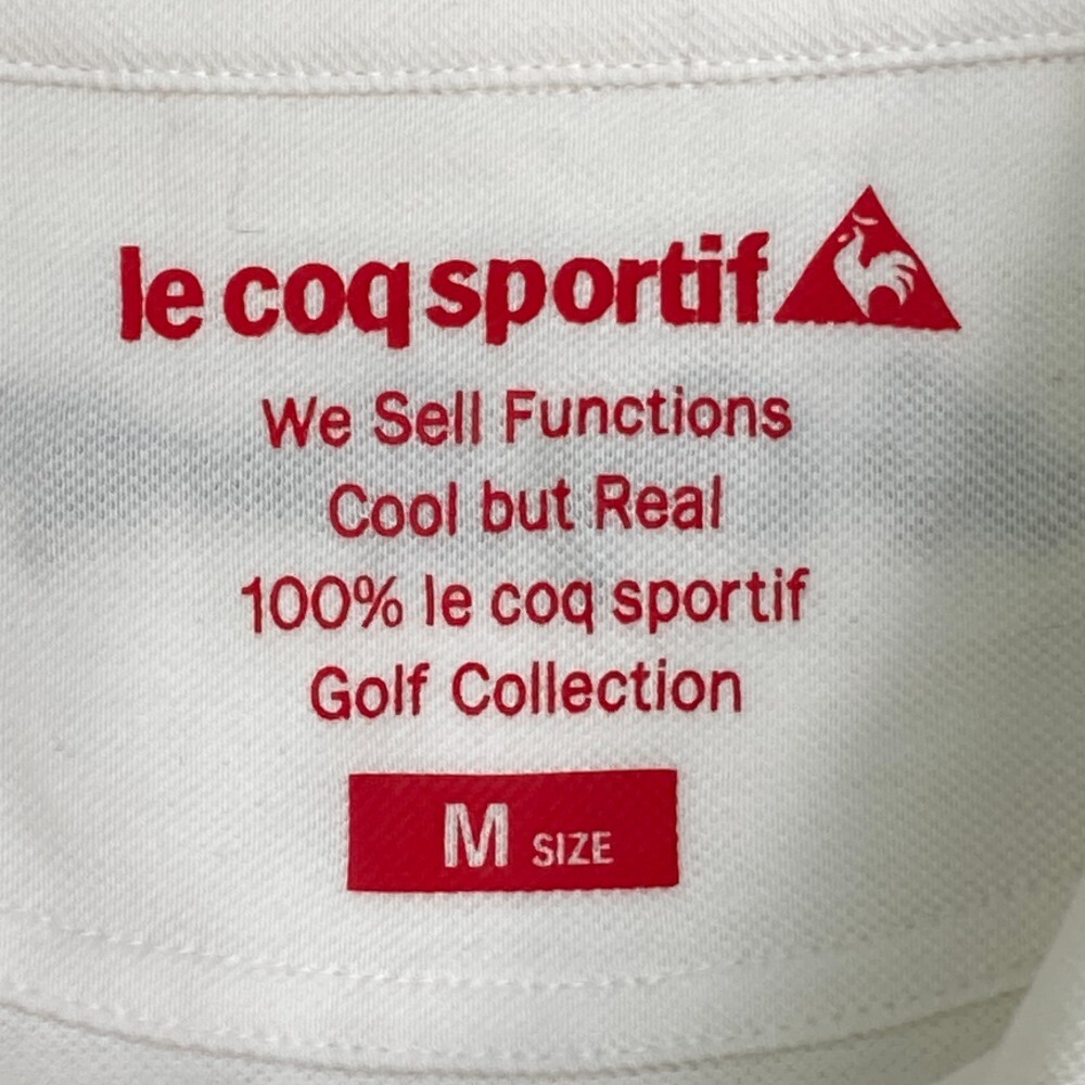 【1円】LECOQ GOLF ルコックゴルフ 半袖ポロシャツ ボーダー柄 ホワイト系 M [240101135228] レディースの画像3