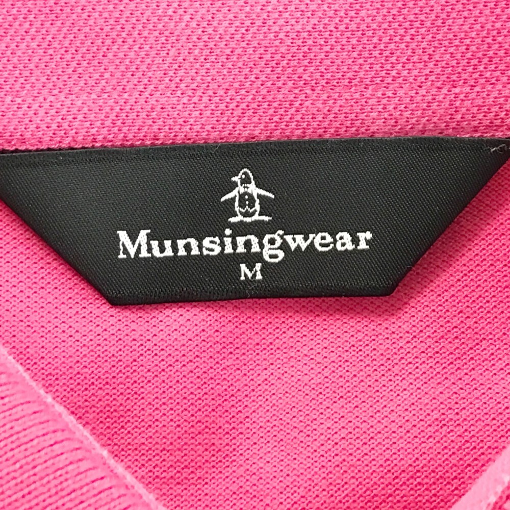 MUNSINGWEAR マンシングウェア 半袖ポロシャツ ピンク系 M [240001940950] ゴルフウェア レディース_画像5