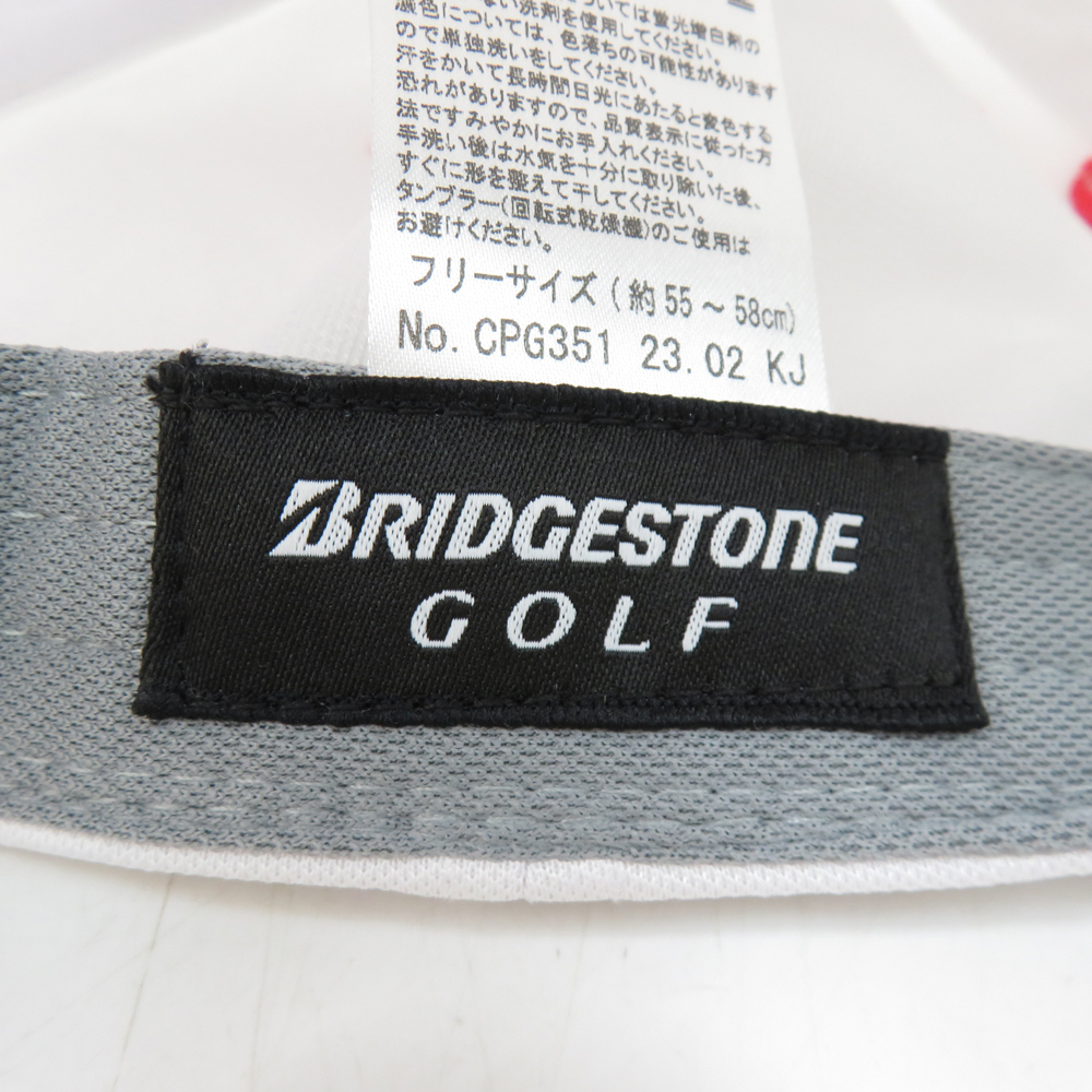 【新品】BRIDGESTONE GOLF ブリヂストンゴルフ キャップ 星柄 ホワイト系 フリーサイズ(55-58cm) [240101178026] ゴルフウェア_画像5