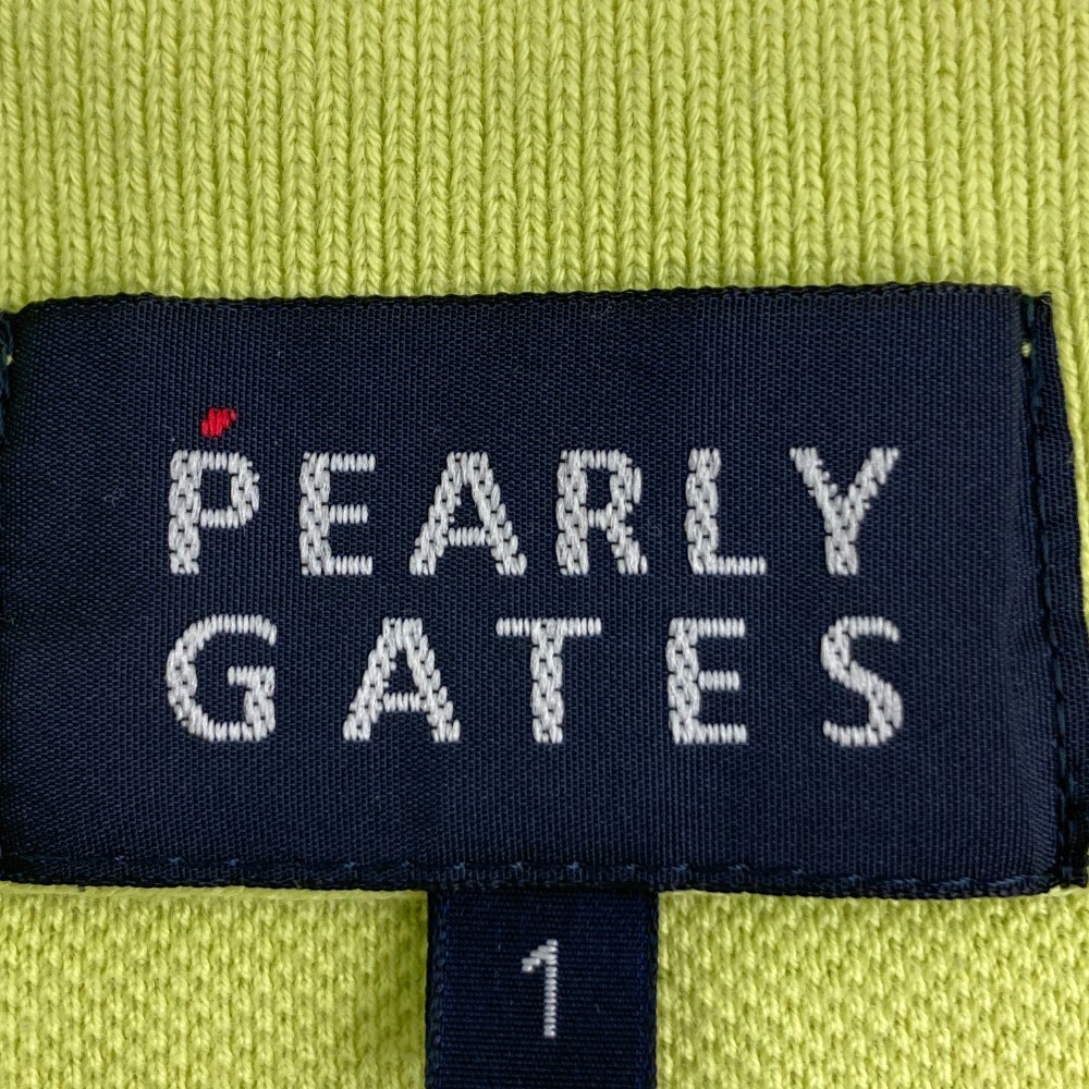 PEARLY GATES パーリーゲイツ 半袖ポロシャツ グリーン系 1 [240101179175] ゴルフウェア レディース_画像4