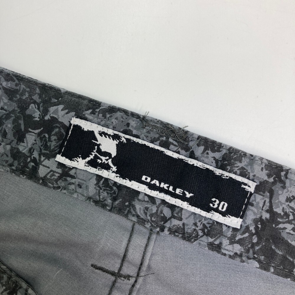 OAKLEY オークリー 422084JP ストレッチパンツ スカル刺繍 総柄 ブラック系 30 [240101181211] ゴルフウェア メンズ_画像4