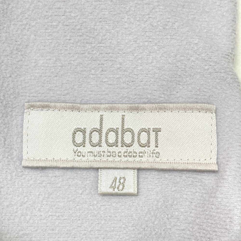 ADABAT アダバット 裏起毛 パンツ グレー系 48 [240101178068] ゴルフウェア メンズ_画像3