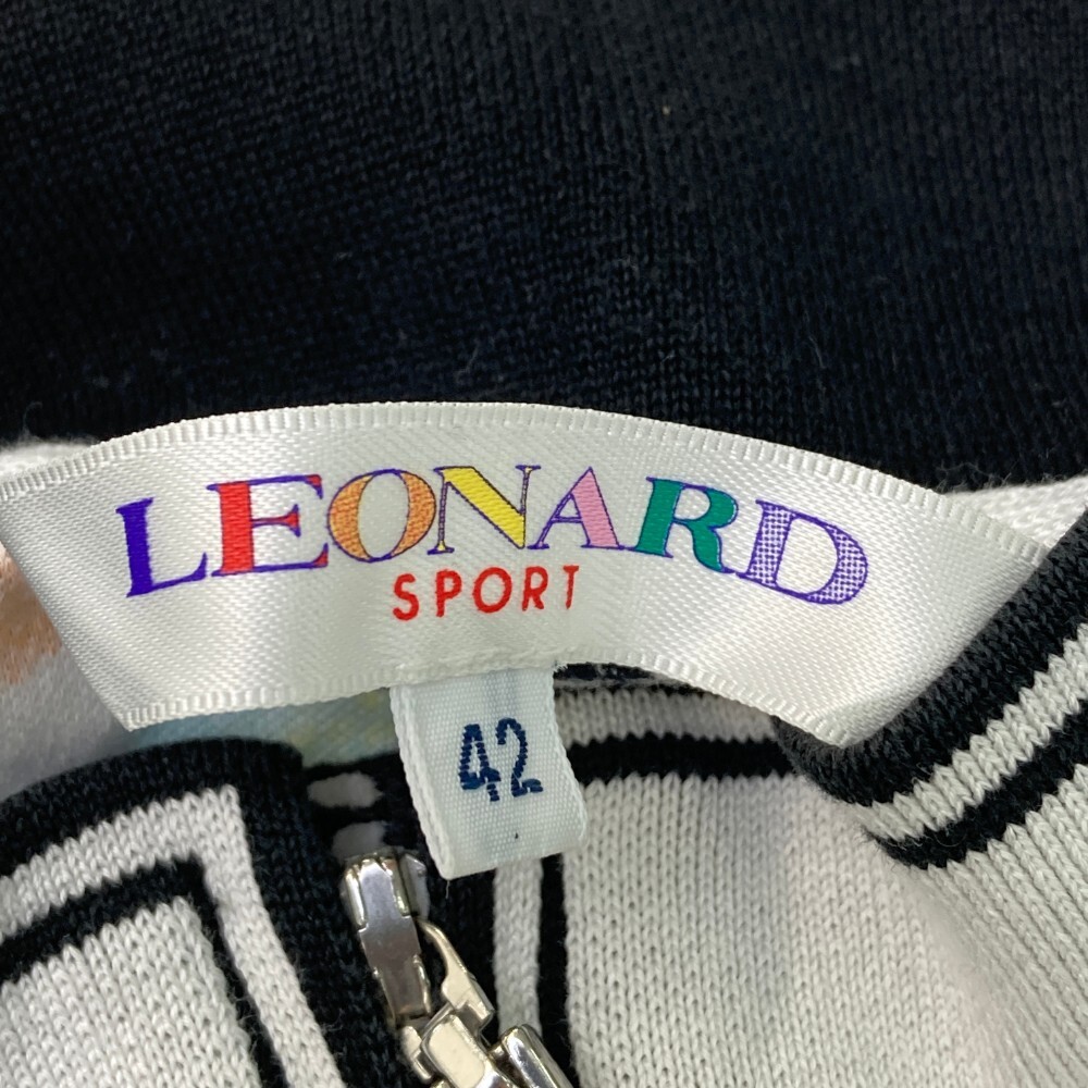 LEONARD SPORT レオナール スポーツ 0538007 長袖カットソー 総柄 ホワイト系 42 [240101180291] レディースの画像3