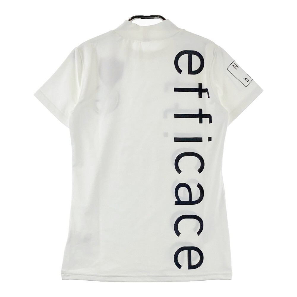 【新品】EFFICACE エフィカス ハイネック 半袖Tシャツ ホワイト系 S [240101178110] ゴルフウェア レディース_画像2