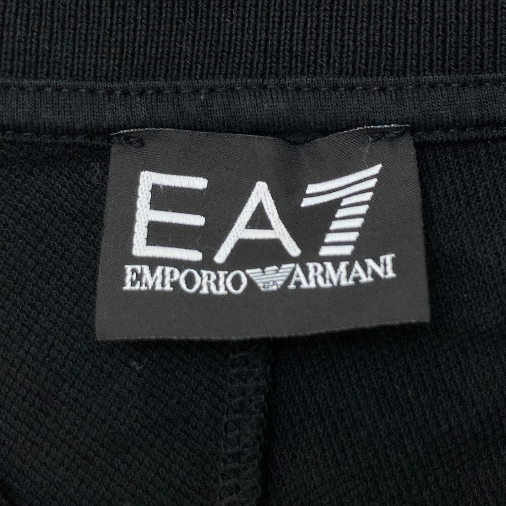 EMPORIO ARMANI エンポリオ アルマーニ EA7 半袖ポロシャツ ブラック系 XL [240101109273] メンズ_画像3