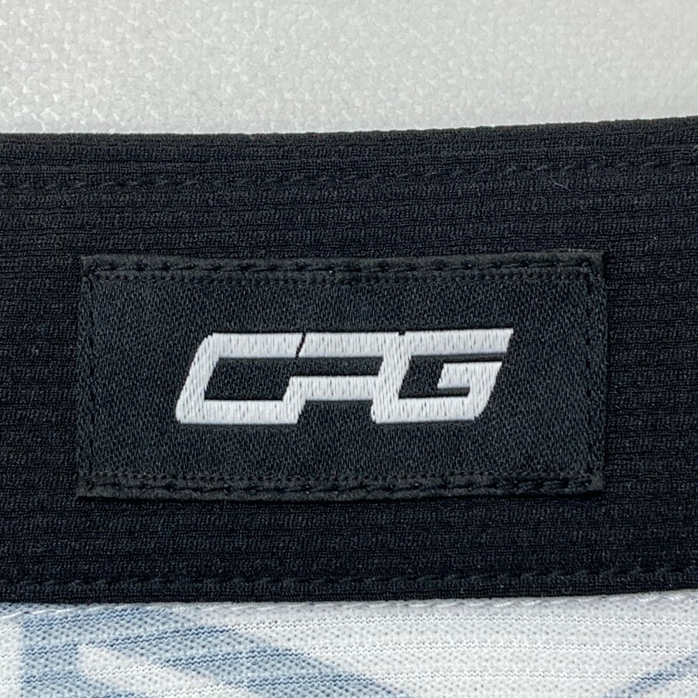 CPG GOLF シーピージーゴルフ ハーフジップ ノースリーブポロシャツ ロゴ 総柄 ホワイト系 1 [240101164052] ゴルフウェア レディースの画像3