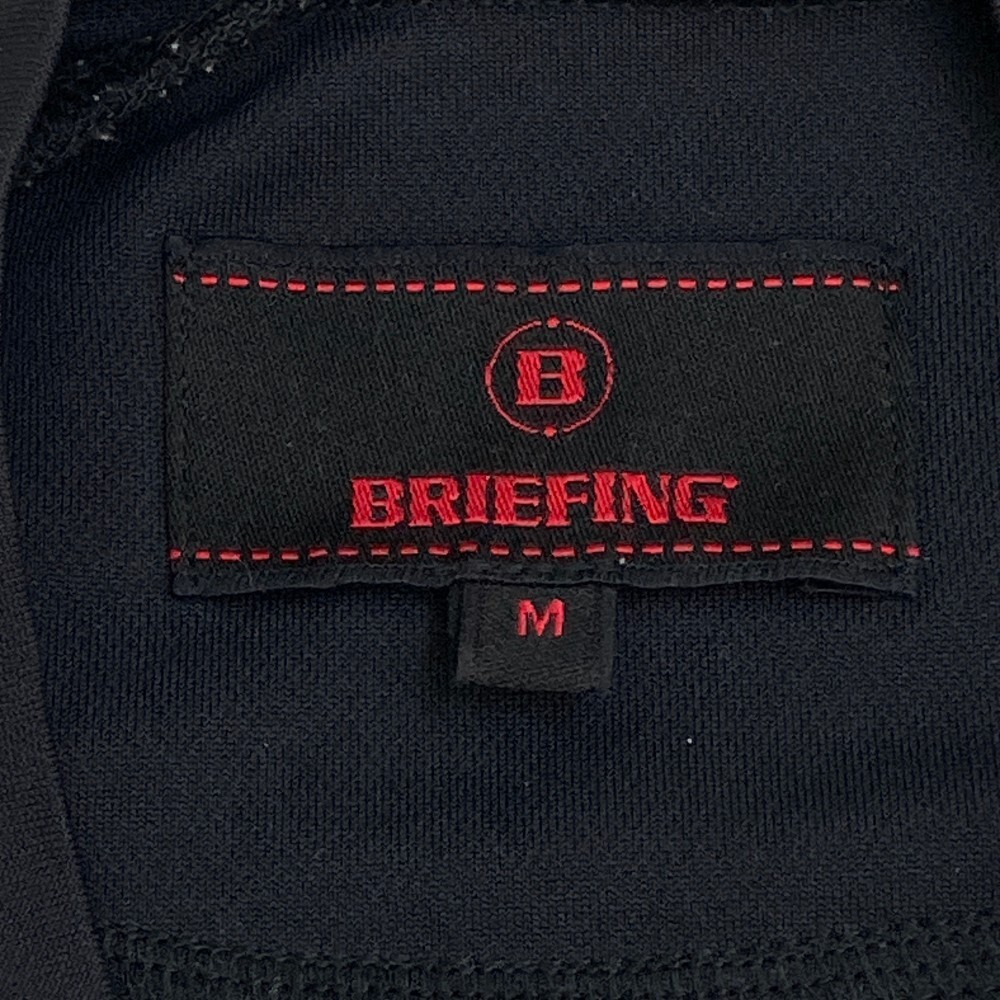 BRIEFING GOLF ブリーフィング ハイネック 半袖Tシャツ ブラック系 M [240101023281] ゴルフウェア メンズの画像3