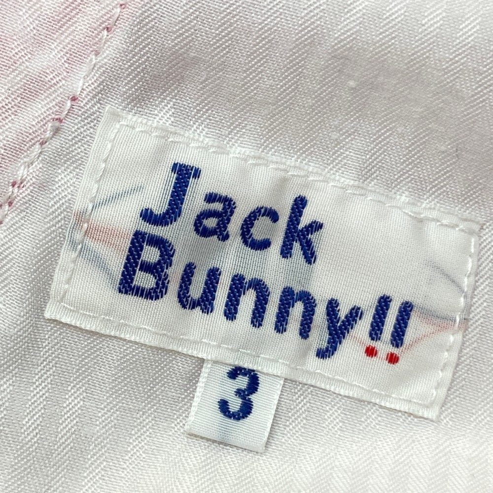 JACK BUNNY ジャックバニー シアサッカー ストレッチパンツ ストライプ柄 ピンク系 3 [240101178863] ゴルフウェア メンズ_画像3