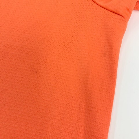 【1円】JACK BUNNY ジャックバニー 2023年モデル 半袖ポロシャツ オレンジ系 5 [240101011146] メンズ_画像8