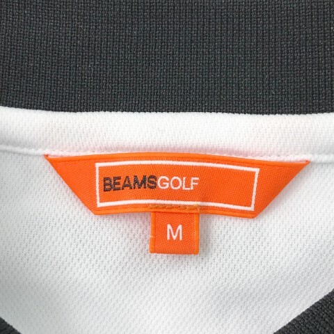 【1円】BEAMS GOLF ビームスゴルフ 2022年モデル 半袖ポロシャツ ホワイト系 M [240101028608] レディース_画像4