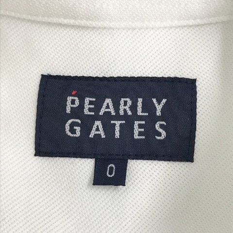 【1円】PEARLY GATES パーリーゲイツ 半袖ポロ ワンピース ホワイト系 0 [240101030421] レディース_画像5