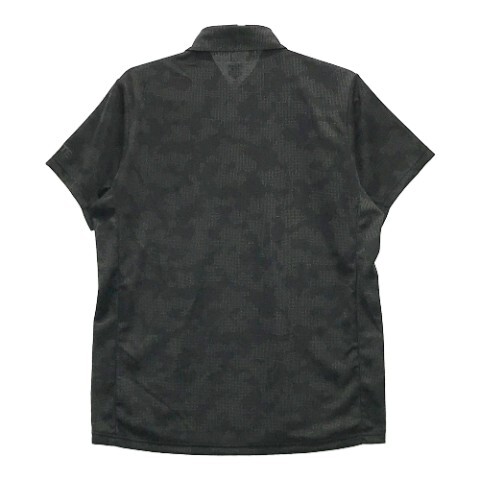 【1円】DESCENTE GOLF デサントゴルフ 半袖ポロシャツ ブラック系 M [240101031016] メンズの画像2