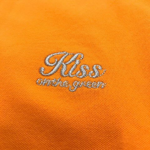 【1円】KISS ON THE GREEN キスオンザグリーン 半袖ポロシャツ オレンジ系 2 [240001860891] レディースの画像4