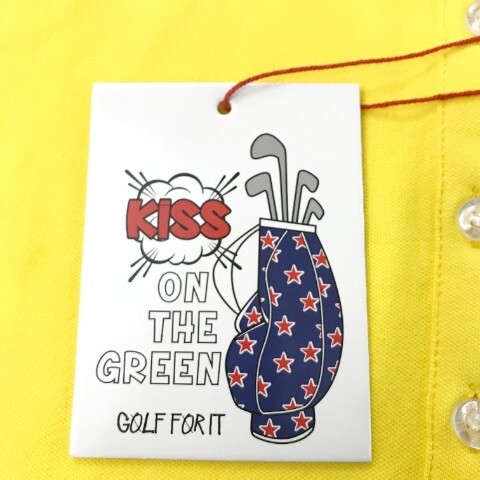 【1円】KISS ON THE GREEN キスオンザグリーン 半袖ポロシャツ イエロー系 2 [240001860892] レディースの画像4