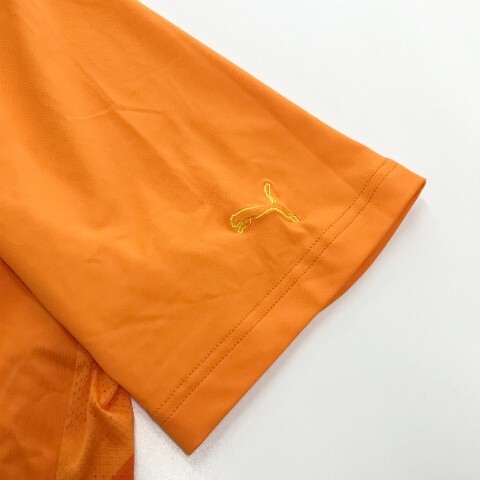【1円】PUMA GOLF プーマゴルフ 半袖ポロシャツ オレンジ系 US M [240001861455] メンズ_画像5