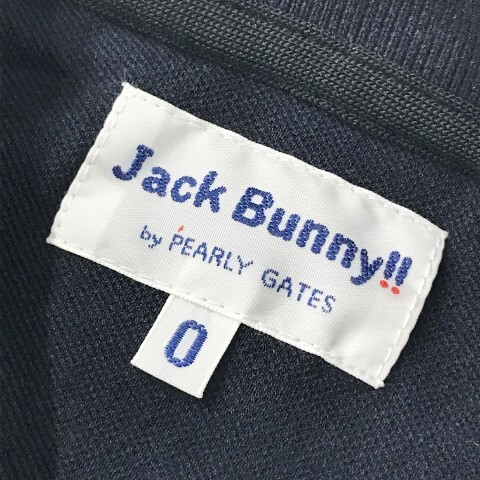 【1円】JACK BUNNY ジャックバニー 半袖ポロシャツ ネイビー系 0 [240001864779] レディースの画像6