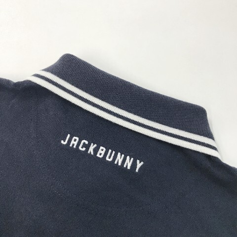 【1円】JACK BUNNY ジャックバニー 半袖ポロシャツ ネイビー系 0 [240001864779] レディース_画像4