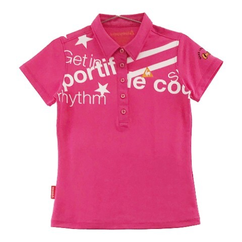 【1円】LE COQ GOLF ルコックゴルフ 半袖ポロシャツ ピンク系 S [240001865301] レディースの画像1