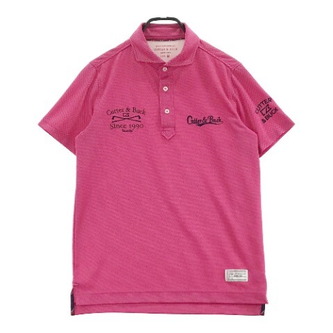 CUTTER&BUCK カッターアンドバック 半袖ポロシャツ 総 ピンク系 M [240001869166] メンズ_画像1