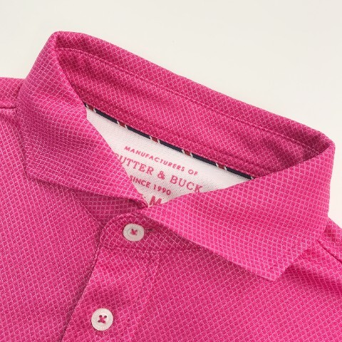 CUTTER&BUCK カッターアンドバック 半袖ポロシャツ 総 ピンク系 M [240001869166] メンズ_画像3