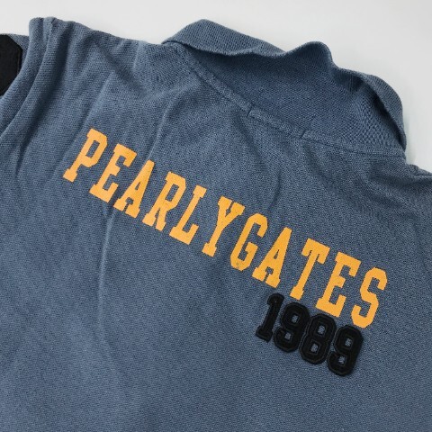 【1円】PEARLY GATES パーリーゲイツ 半袖ポロシャツ ブルー系 1 [240101055262] レディース_画像6