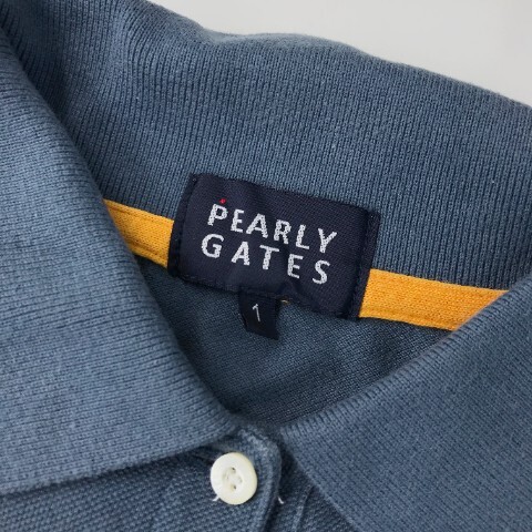 【1円】PEARLY GATES パーリーゲイツ 半袖ポロシャツ ブルー系 1 [240101055262] レディース_画像7