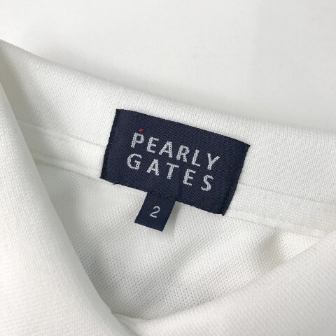 【1円】PEARLY GATES パーリーゲイツ 半袖ポロシャツ ホワイト系 2 [240101055263] レディースの画像4