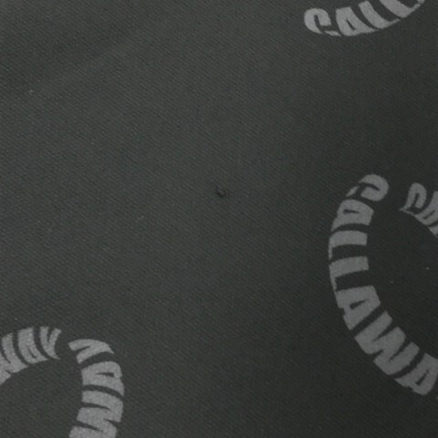 【1円】CALLAWAY キャロウェイ 半袖ポロシャツ ロゴ総柄 ブラック系 LL [240101059244] メンズの画像3