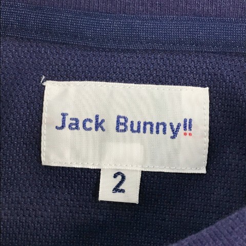 【1円】JACK BUNNY ジャックバニー 2021年モデル 半袖ポロシャツ 刺繍 ネイビー系 2 [240101062850] レディース_画像5