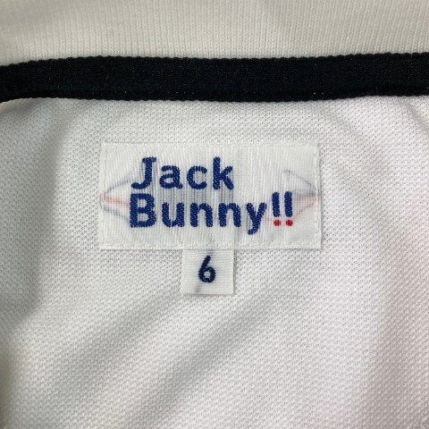 【1円】JACK BUNNY ジャックバニー 半袖ポロシャツ ホワイト系 6 [240101068971] メンズ_画像5
