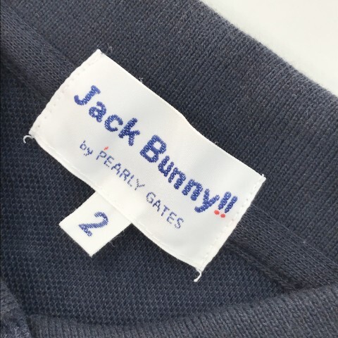 【1円】JACK BUNNY ジャックバニー 半袖ポロシャツ ブラック系 2 [240101076233] レディースの画像5