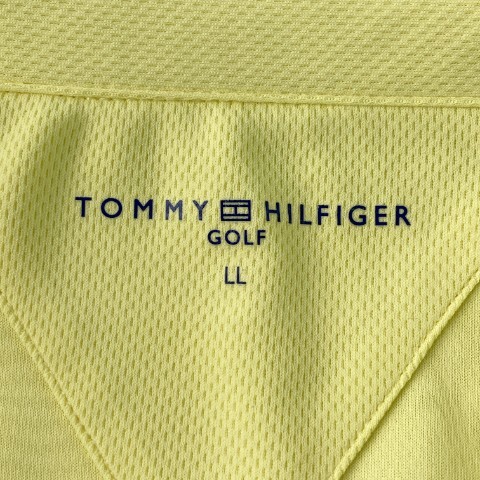 【1円】TOMMY HILFIGER GOLF トミー ヒルフィガーゴルフ 半袖ポロシャツ イエロー系 LL [240101092122] メンズの画像5