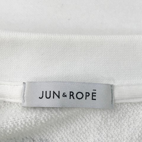 【1円】JUN&ROPE ジュン アンド ロペ 半袖ポロシャツ 切替 ホワイト系 L [240101096012] メンズの画像5