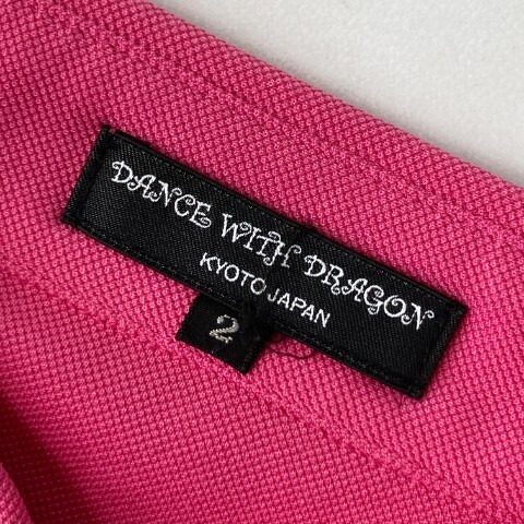 【1円】DANCE WITH DRAGON ダンスウィズドラゴン 半袖ポロシャツ ピンク系 2 [240101106212] メンズの画像5