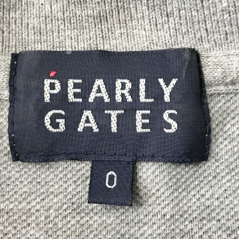 【1円】PEARLY GATES パーリーゲイツ 25周年 半袖ポロシャツ グレー系 0 [240001872965] レディースの画像6