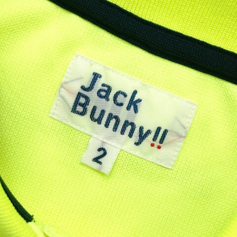【1円】JACK BUNNY ジャックバニー 半袖ポロシャツ 蛍光 イエロー系 2 [240001896816] レディースの画像5