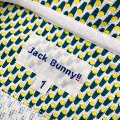 【1円】JACK BUNNY ジャックバニー 半袖ポロシャツ 総柄 イエロー系 1 [240001995265] レディースの画像5