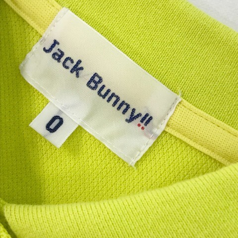 【1円】JACK BUNNY ジャックバニー 2021年モデル 半袖 ポロシャツ イエロー系 0 [240101045691] レディースの画像4