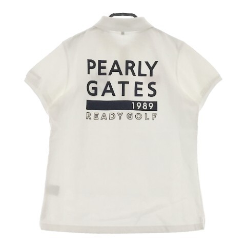 【1円】PEARLY GATES パーリーゲイツ 半袖ポロシャツ ホワイト系 2 [240101048391] レディースの画像2