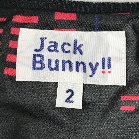 【1円】JACK BUNNY ジャックバニー 263-0160234 半袖ポロシャツ 総柄 グレー系 2 [240101056240] レディースの画像5