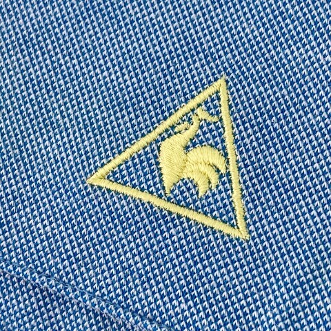 【1円】LE COQ GOLF ルコックゴルフ 半袖ポロシャツ ブルー系 4 [240101062146] メンズの画像4