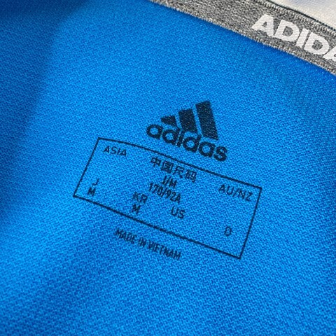 【1円】ADIDAS GOLF アディダスゴルフ 2022年モデル 半袖ポロシャツ ブルー系 M [240101071935] メンズの画像5