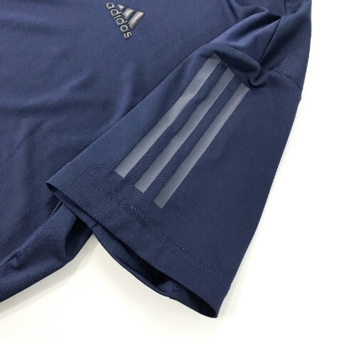 【1円】ADIDAS GOLF アディダスゴルフ DZ7217 半袖ポロシャツ ネイビー系 [240101078339] メンズ_画像4