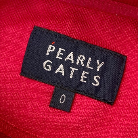 【1円】PEARLY GATES パーリーゲイツ 055-1260802 半袖ポロシャツ ピンク系 0 [240101082536] レディース_画像6