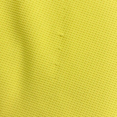 【1円】LE COQ GOLF ルコックゴルフ 2021年モデル ハーフジップ 半袖Tシャツ イエロー系 L [240101083851] メンズの画像9