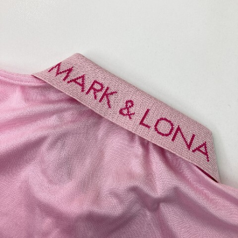 【1円】MARK&LONA マークアンドロナ 半袖ポロシャツ 星 総柄 ピンク系 M [240101083910] レディース_画像6