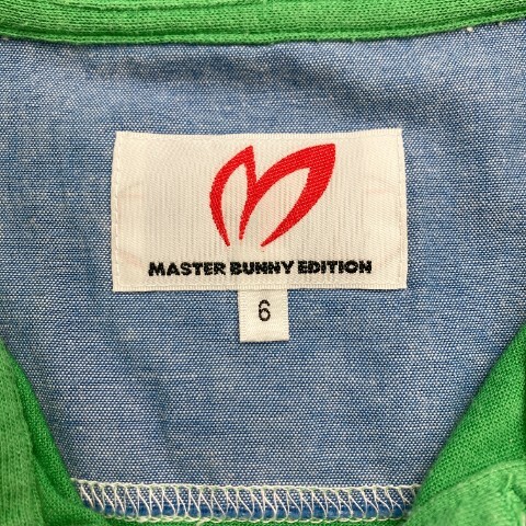 【1円】MASTER BUNNY EDITION マスターバニーエディション 半袖ポロシャツ グリーン系 6 [240101088283] メンズの画像5